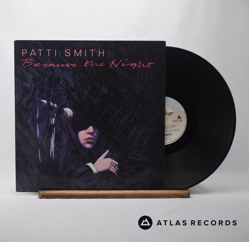 Patti Smith Because The Night 12" Vinyl Record - Front Cover & Record