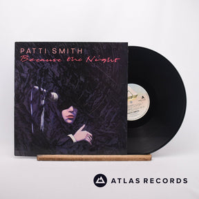 Patti Smith Because The Night 12" Vinyl Record - Front Cover & Record