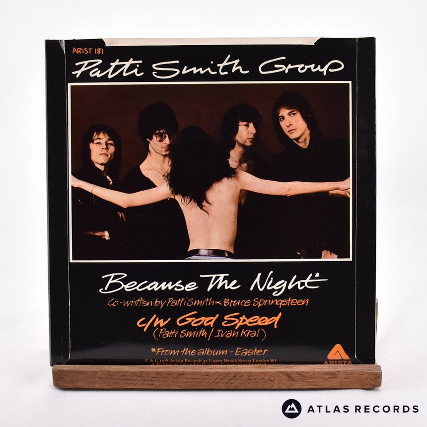 Patti Smith Group - Because The Night - Bilbo 7" Vinyl Record - EX/VG+