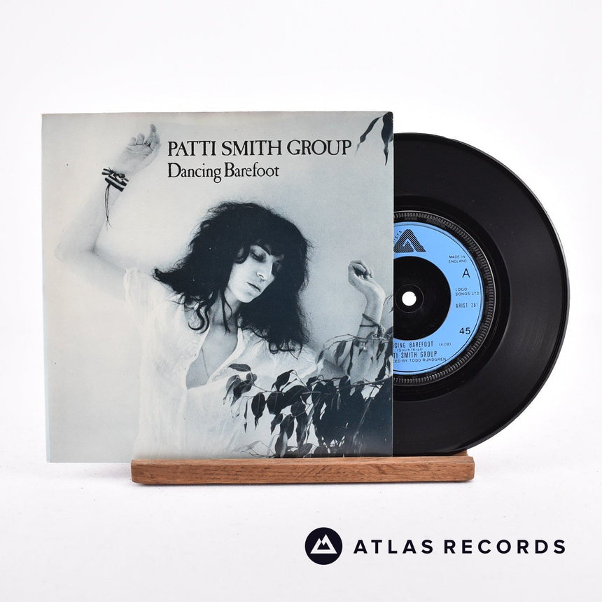 Patti Smith Group Dancing Barefoot 7" Vinyl Record - Front Cover & Record