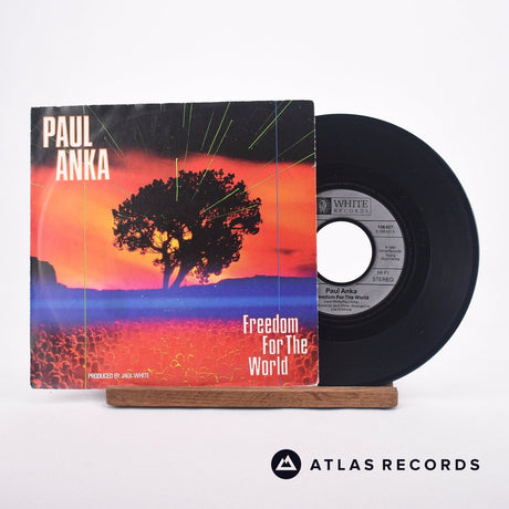 Paul Anka Freedom For The World 7" Vinyl Record - Front Cover & Record