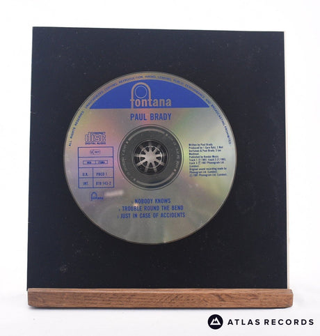 Paul Brady - Nobody Knows - Cd Promo Gatefold 7" + CD Vinyl Record - VG+/EX