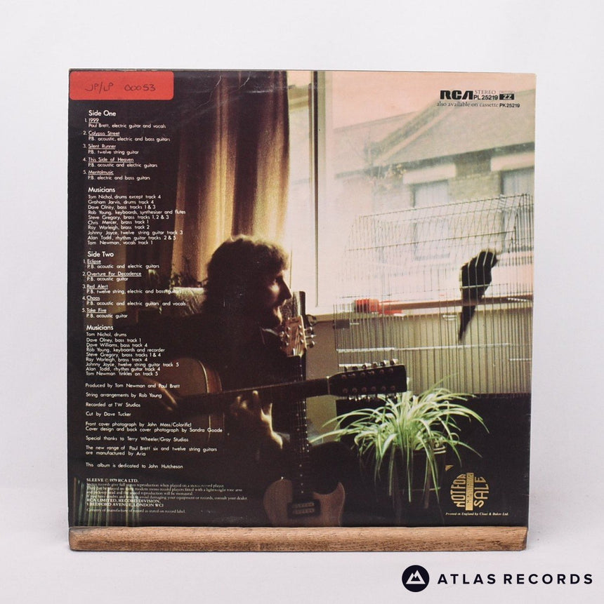 Paul Brett - Eclipse - LP Vinyl Record - VG+/EX