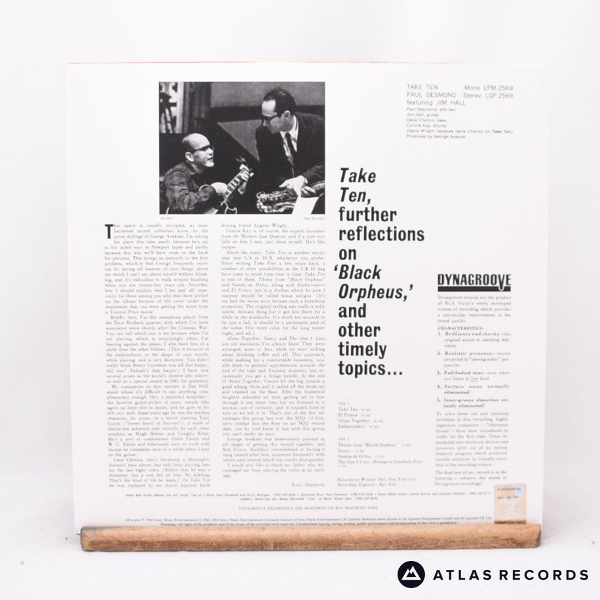 Paul Desmond - Take Ten - 180G Booklet Reissue LP Vinyl Record - NM/EX