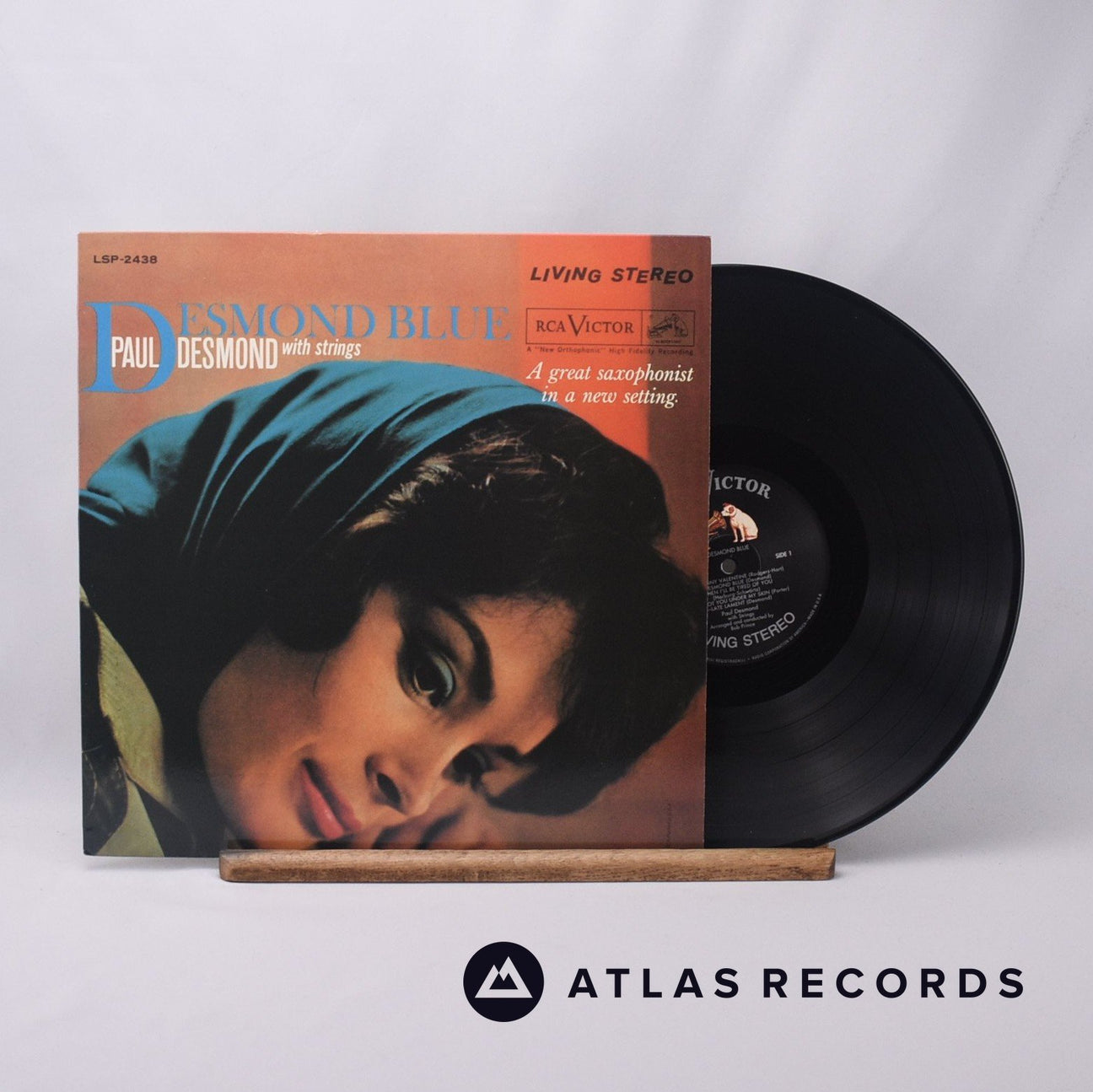 Paul Desmond With Strings Desmond Blue LP Vinyl Record - Front Cover & Record