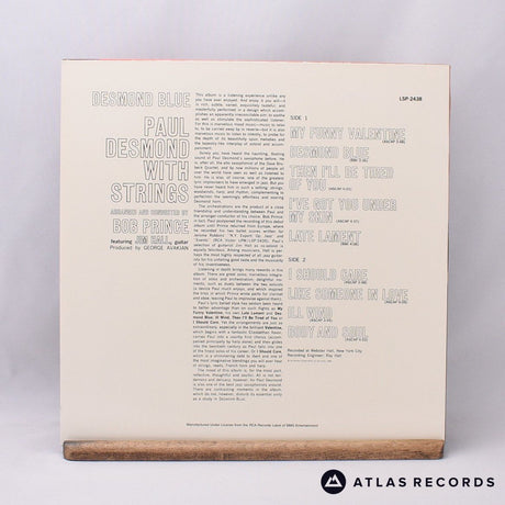 Paul Desmond With Strings - Desmond Blue - 180G Numbered LP Vinyl Record - NM/NM