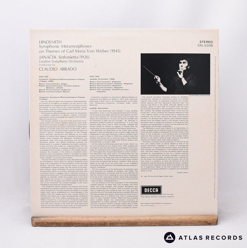 Paul Hindemith - Symphonic Metamorphoses On Themes Of Weber - LP Vinyl Record