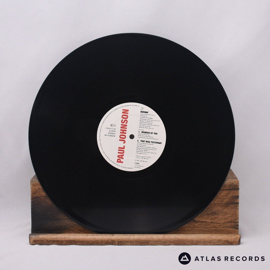 Paul Johnson - Burnin' (Extended Mix) - 12" Vinyl Record - VG+/EX