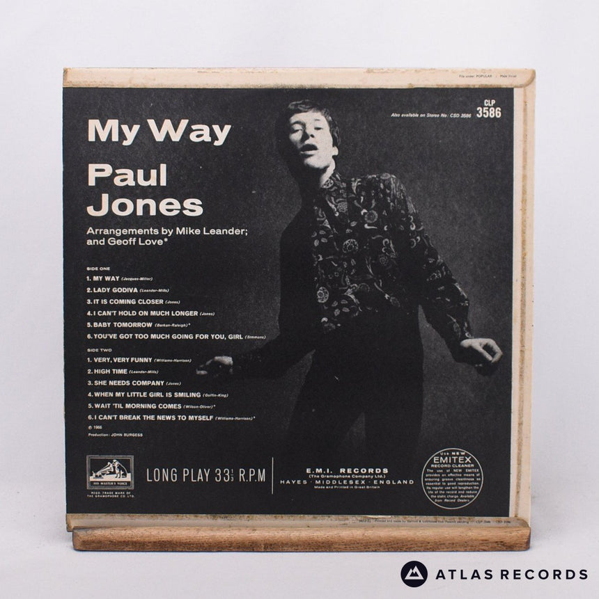 Paul Jones - My Way - Mono LP Vinyl Record - VG+/EX