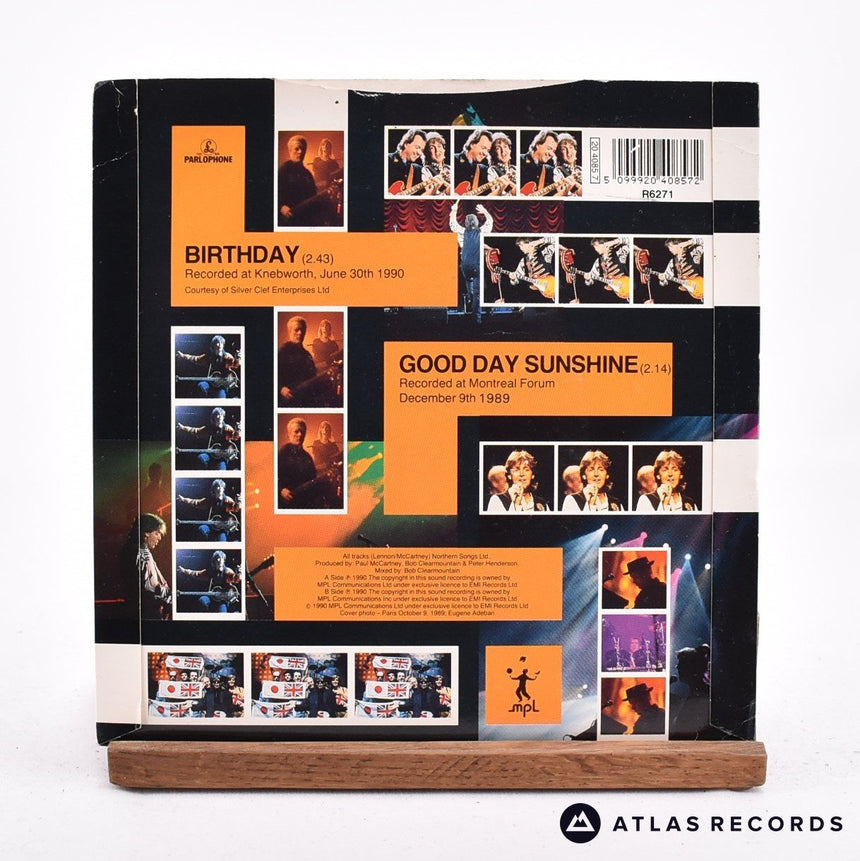 Paul McCartney - Birthday - 7" Vinyl Record - EX/VG+