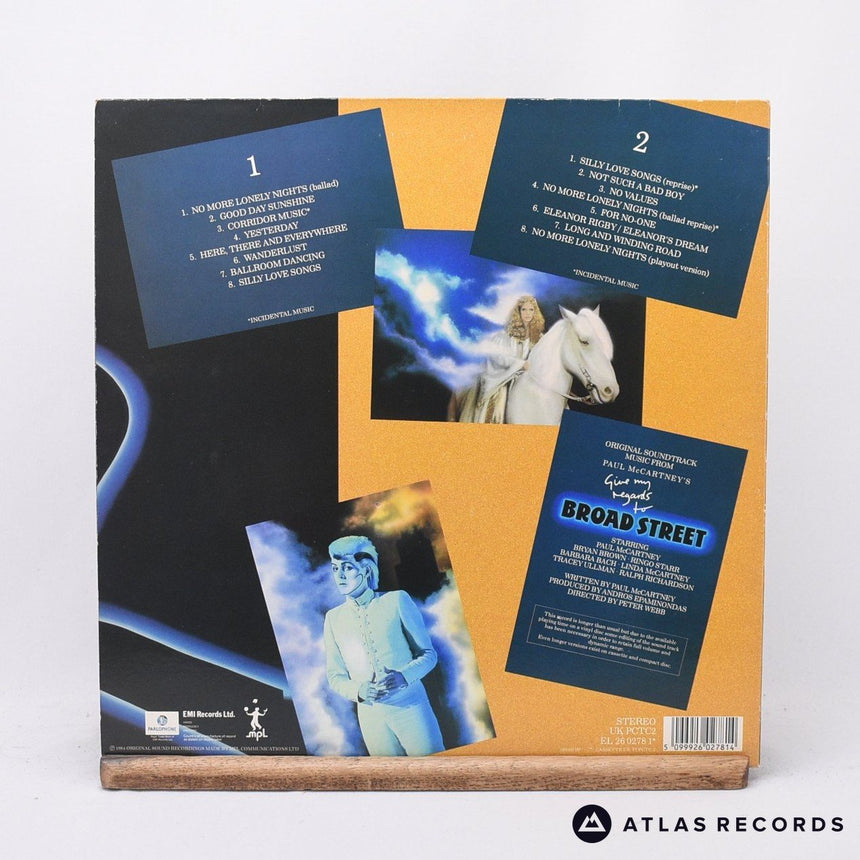 Paul McCartney - Give My Regards To Broad Street - LP Vinyl Record - VG+/VG+