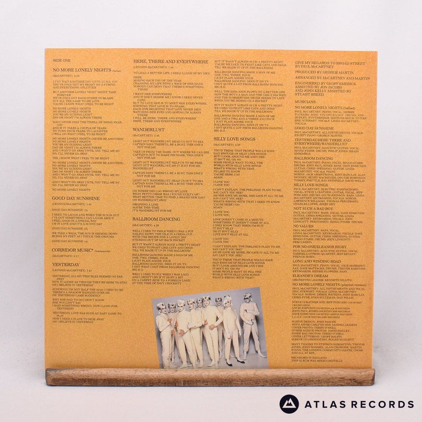 Paul McCartney - Give My Regards To Broad Street - LP Vinyl Record - EX/EX