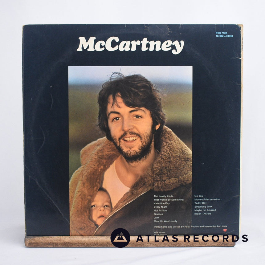 Paul McCartney - McCartney - Gatefold -3U -3U LP Vinyl Record - VG+/VG+