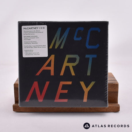 Paul McCartney McCartney I II III 3 x CD Box Set Vinyl Record - Front Cover & Record