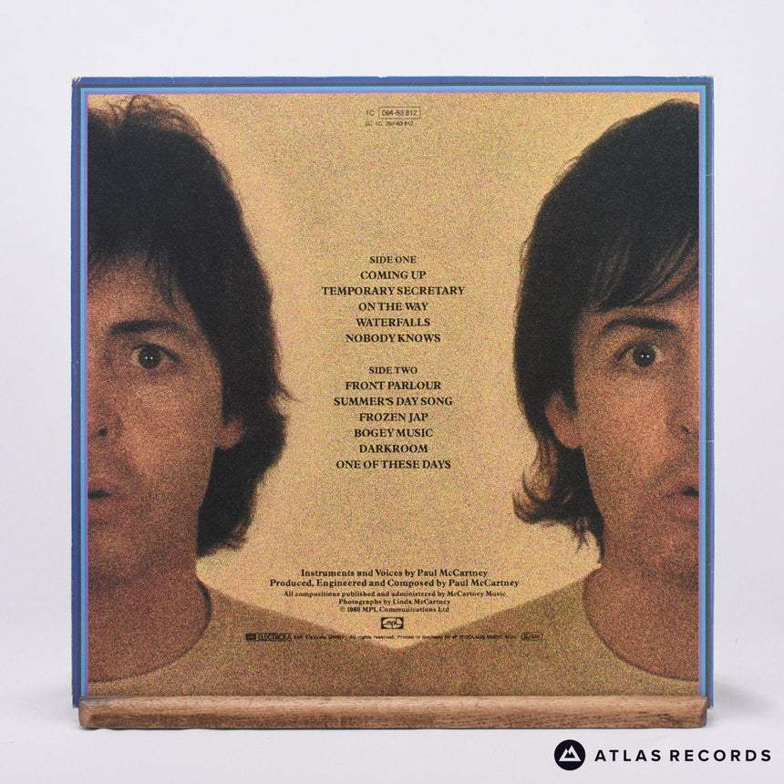 Paul McCartney - McCartney II - Gatefold A1 B1 LP Vinyl Record - EX/EX