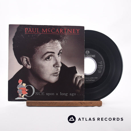Paul McCartney Once Upon A Long Ago 7" Vinyl Record - Front Cover & Record