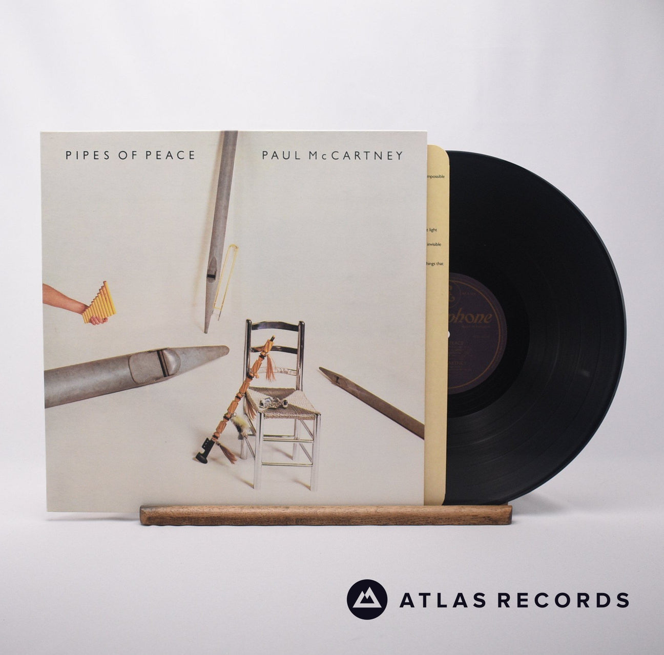 Paul McCartney Pipes Of Peace LP Vinyl Record - Front Cover & Record