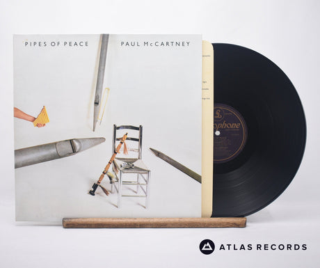 Paul McCartney Pipes Of Peace LP Vinyl Record - Front Cover & Record