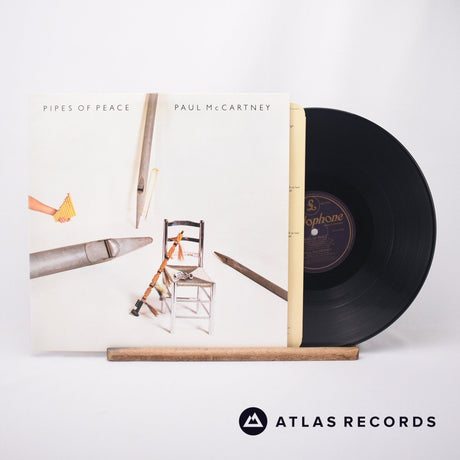 Paul McCartney Pipes Of Peace LP Vinyl Record - Front Cover & Record