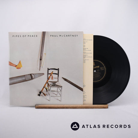 Paul McCartney Pipes Of Peace LP Vinyl Record - Front Cover & Record