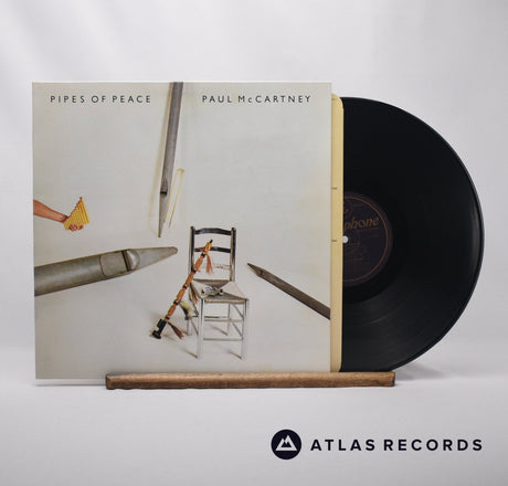 Paul McCartney Pipes Of Peace LP Vinyl Record - Front Cover & Record