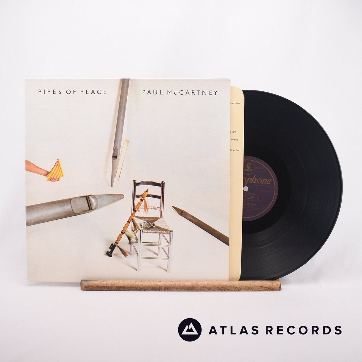 Paul McCartney Pipes Of Peace LP Vinyl Record - Front Cover & Record