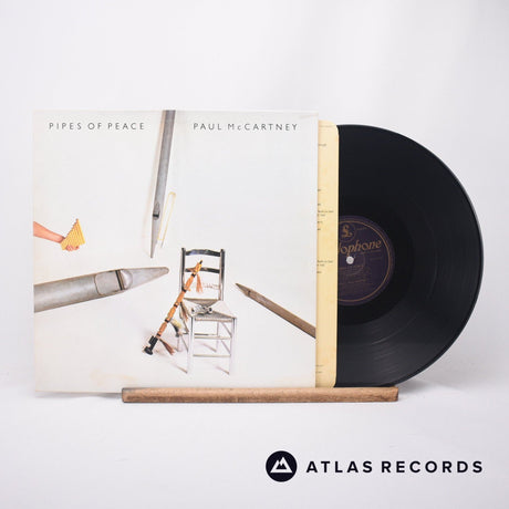 Paul McCartney Pipes Of Peace LP Vinyl Record - Front Cover & Record