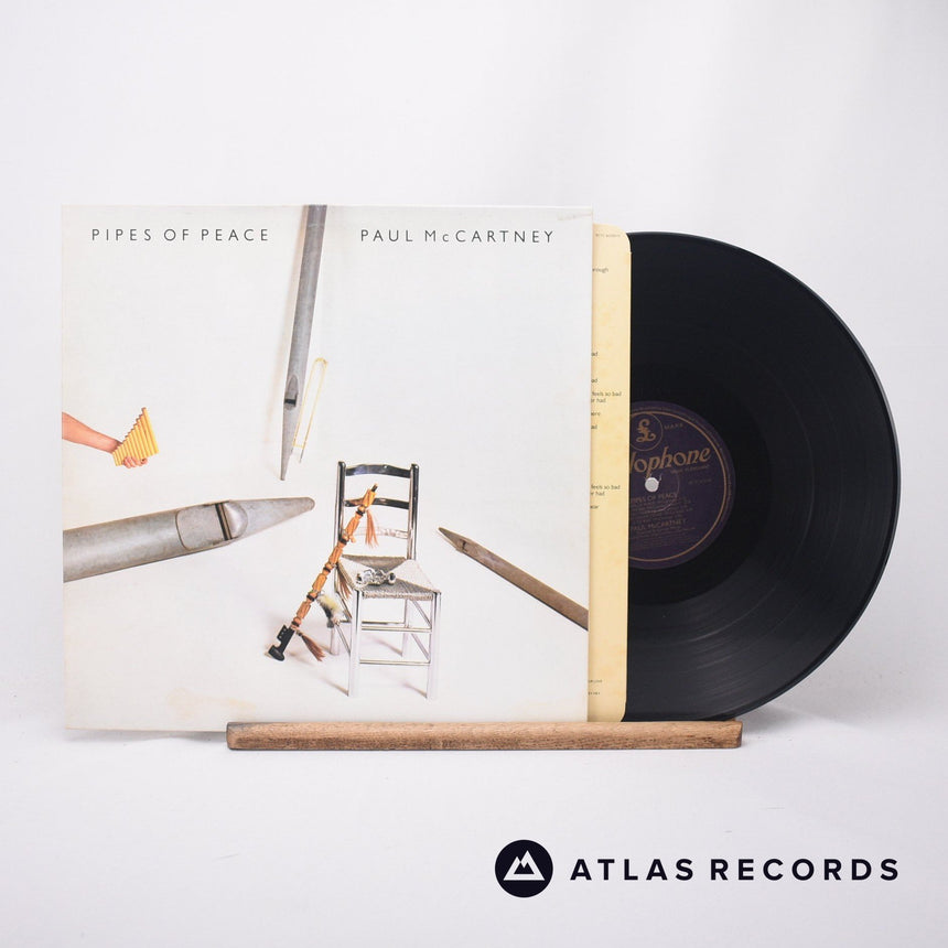 Paul McCartney Pipes Of Peace LP Vinyl Record - Front Cover & Record