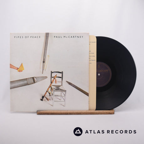 Paul McCartney Pipes Of Peace LP Vinyl Record - Front Cover & Record