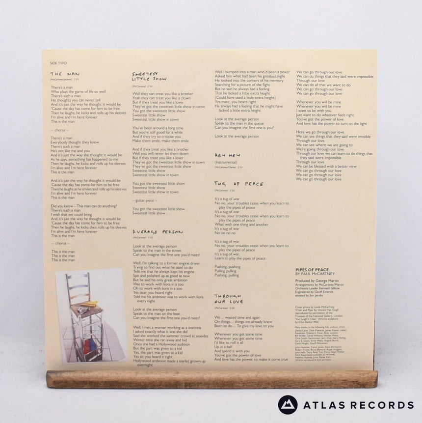 Paul McCartney - Pipes Of Peace - Gatefold LP Vinyl Record - NM/EX