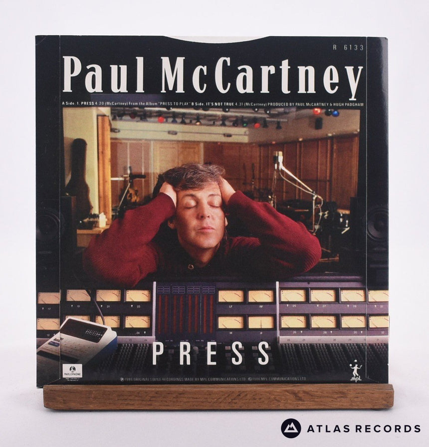 Paul McCartney - Press - 7" Vinyl Record - EX/VG+