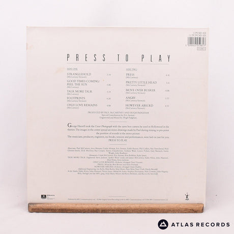 Paul McCartney - Press To Play - Gatefold LP Vinyl Record - EX/EX