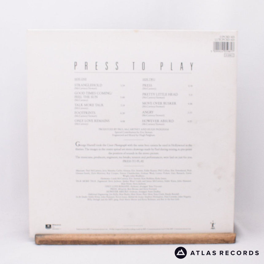 Paul McCartney - Press To Play - LP Vinyl Record - VG+/EX