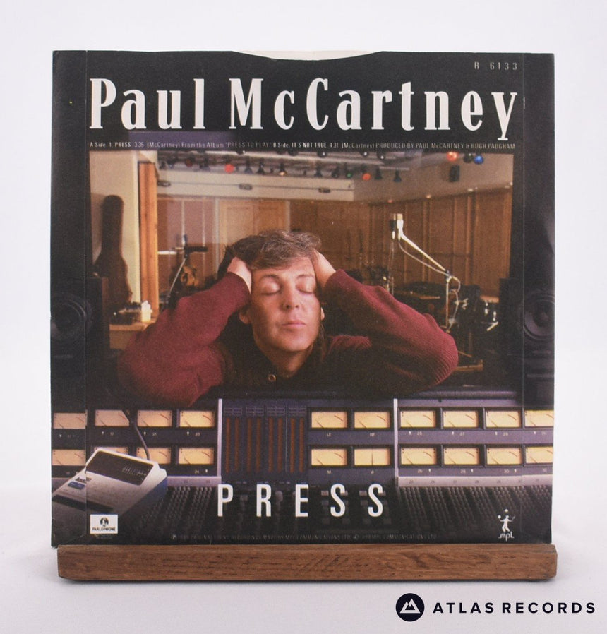 Paul McCartney - Press - 7" Vinyl Record - EX/EX