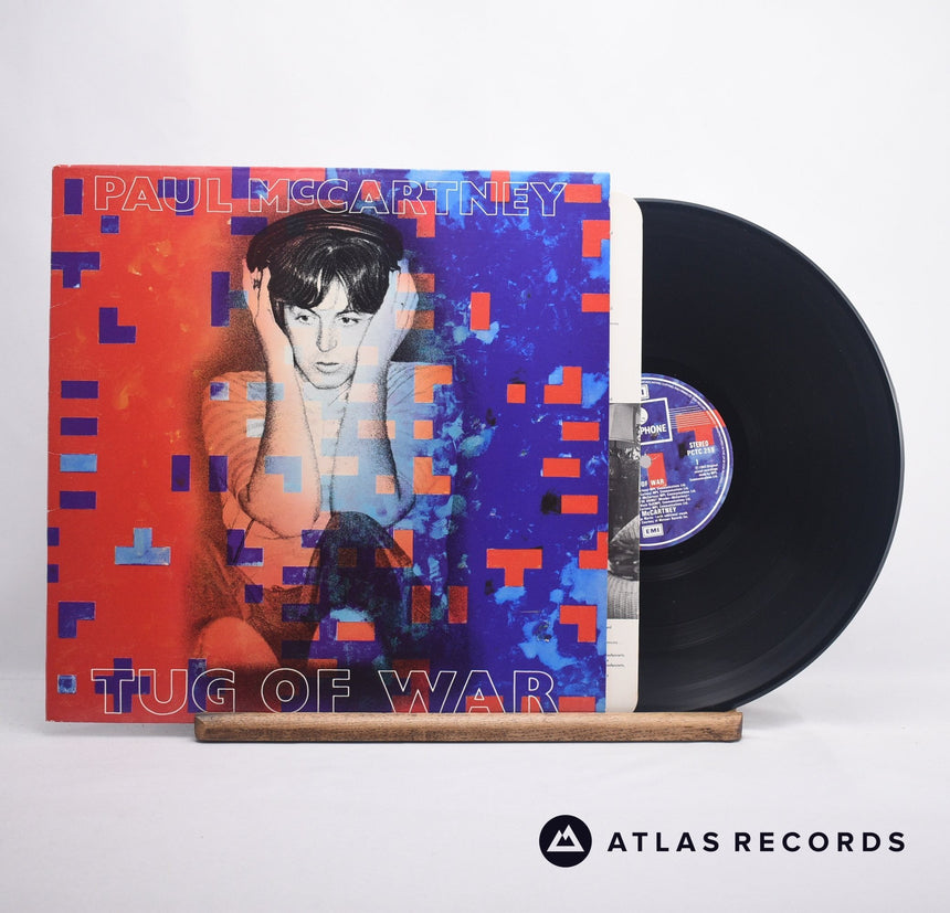 Paul McCartney Tug Of War LP Vinyl Record - Front Cover & Record