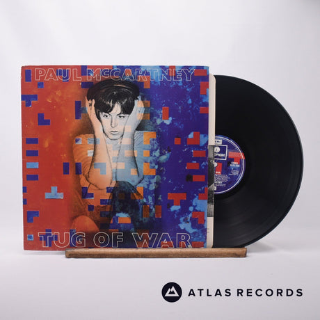 Paul McCartney Tug Of War LP Vinyl Record - Front Cover & Record