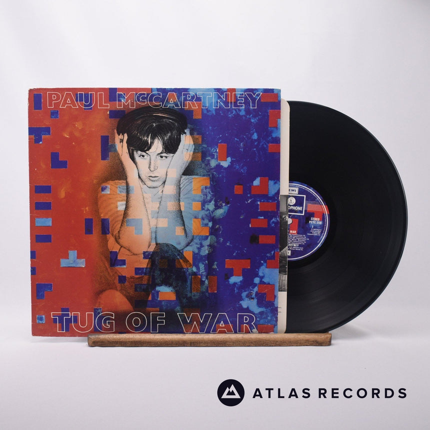 Paul McCartney Tug Of War LP Vinyl Record - Front Cover & Record