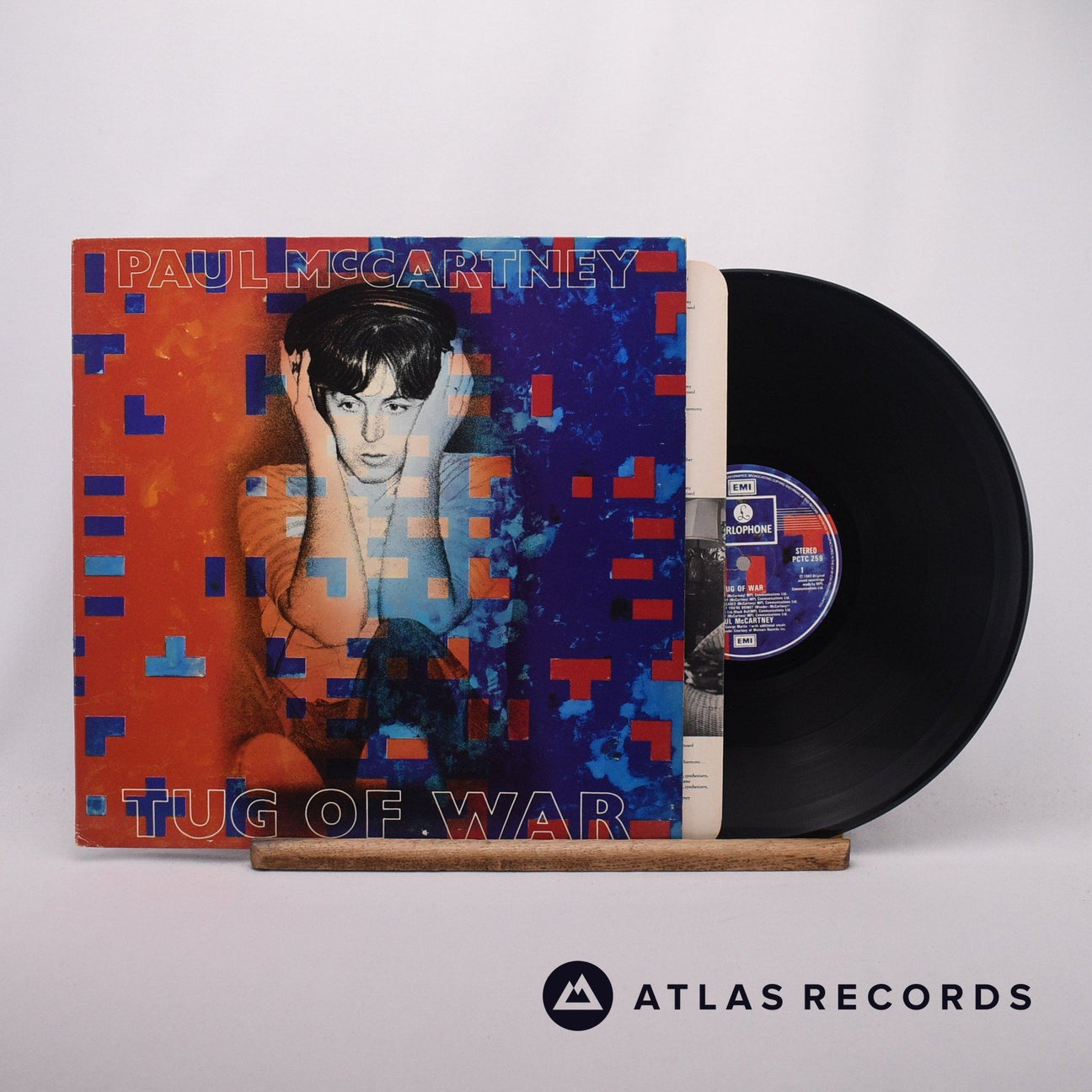 Paul McCartney Tug Of War LP Vinyl Record - Front Cover & Record