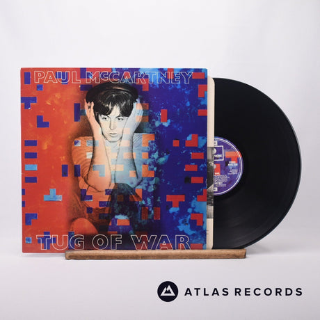 Paul McCartney Tug Of War LP Vinyl Record - Front Cover & Record