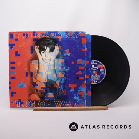Paul McCartney Tug Of War LP Vinyl Record - Front Cover & Record