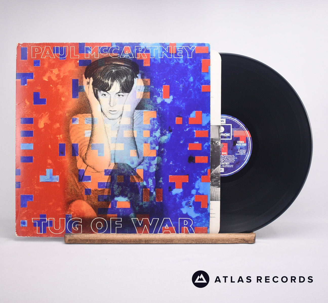 Paul McCartney Tug Of War LP Vinyl Record - Front Cover & Record