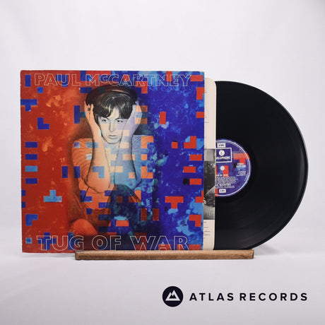 Paul McCartney Tug Of War LP Vinyl Record - Front Cover & Record