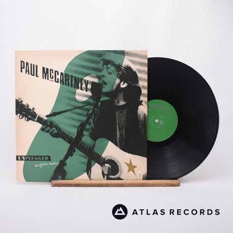 Paul McCartney Unplugged - The Official Bootleg LP Vinyl Record - Front Cover & Record