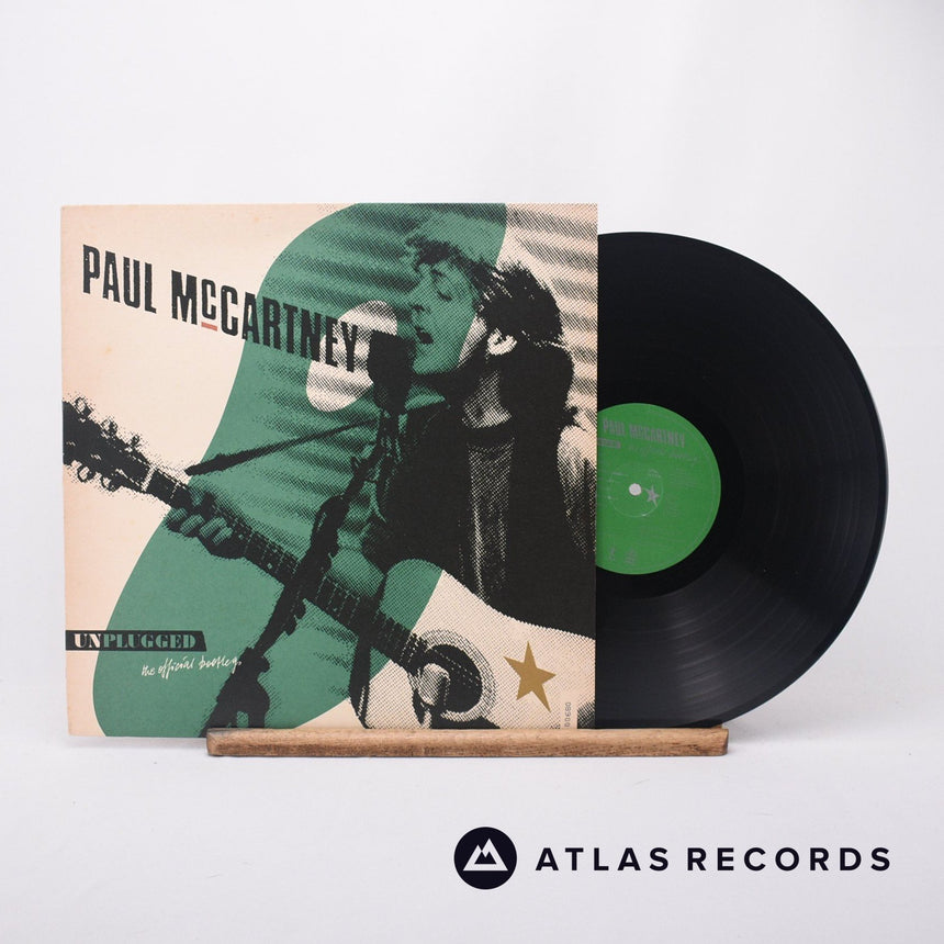 Paul McCartney Unplugged - The Official Bootleg LP Vinyl Record - Front Cover & Record