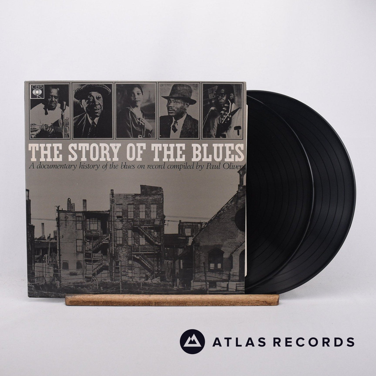 Paul Oliver The Story Of The Blues 2 x LP Vinyl Record - Front Cover & Record