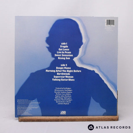 Paul Rodgers - Cut Loose - LP Vinyl Record - NM/EX