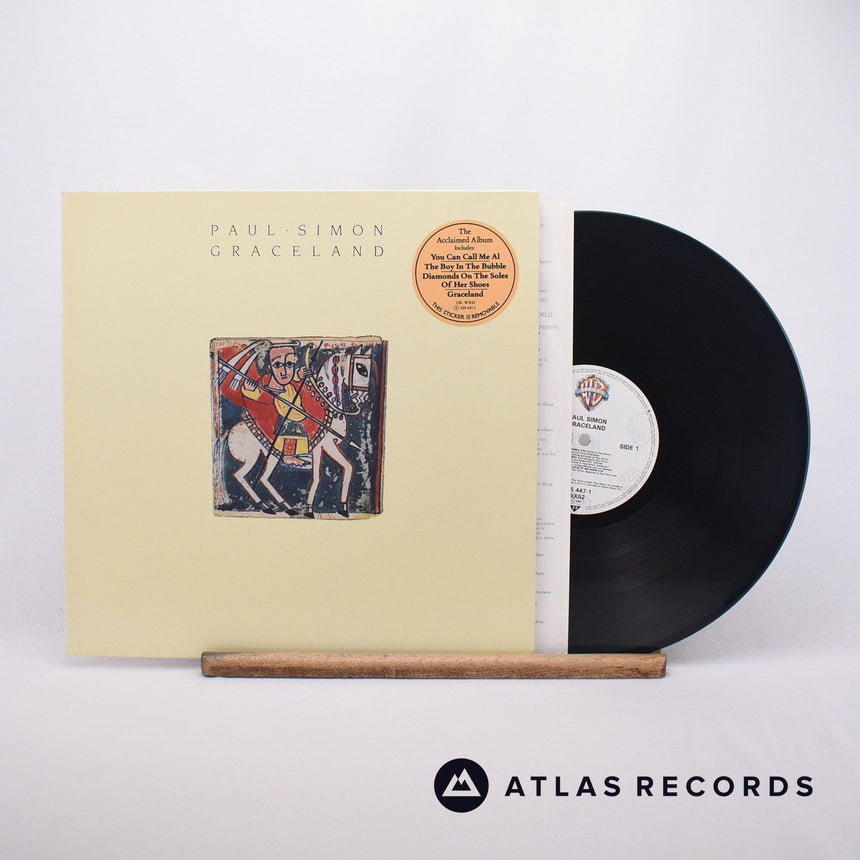 Paul Simon Graceland LP Vinyl Record - Front Cover & Record