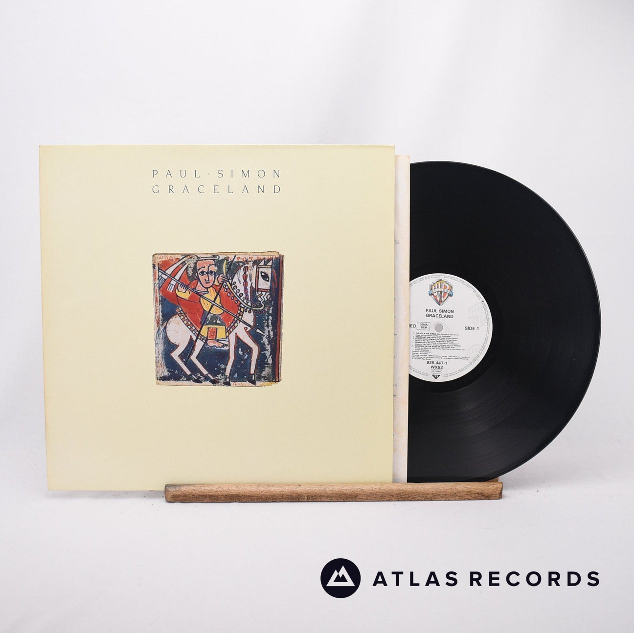 Paul Simon Graceland LP Vinyl Record - Front Cover & Record