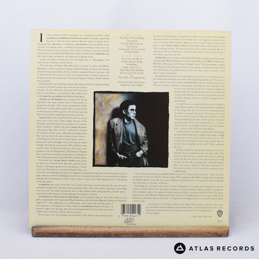 Paul Simon - Graceland - LP Vinyl Record - NM/NM