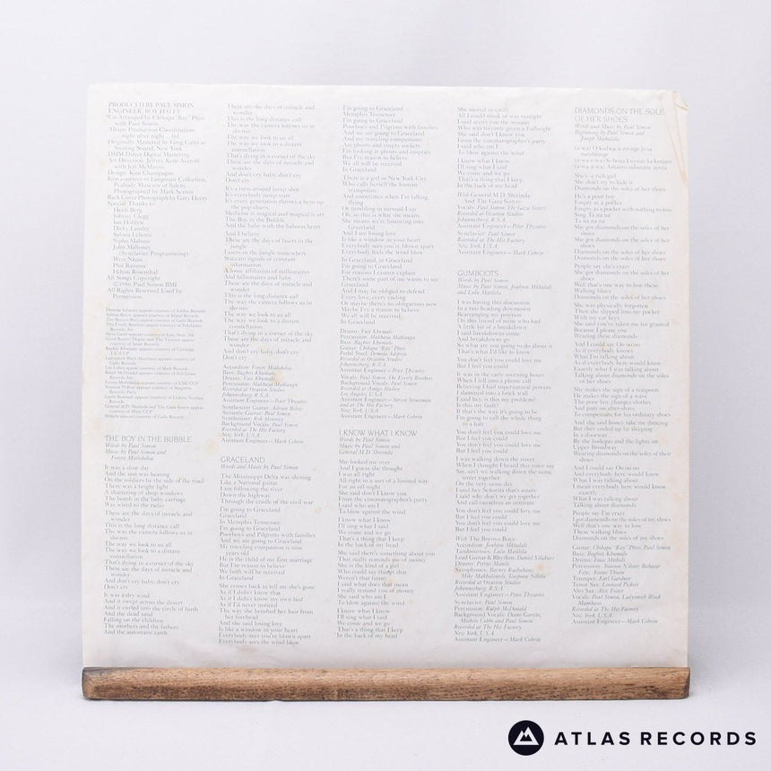 Paul Simon - Graceland - Embossed Sleeve LP Vinyl Record - EX/VG+
